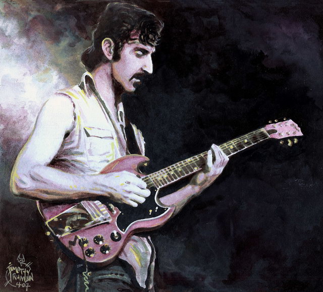 ZAPPA WITH GIBSON SG